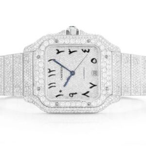 41mm Cartier Diamond Watch Sale in Texas | Cartier Moissanite