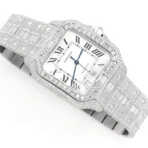 Iced Out Cartier Diamond Watch Price For Men