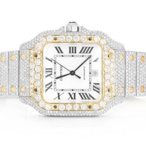 Men Cartier Watch VVS Diamond Price Under 2000$ Usd