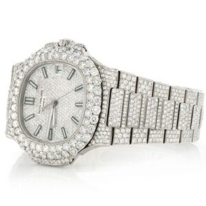 Hip Hop Bling Patek Philippe Moissanite Watch