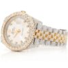 Timepiece Exquisite Luxury with Stunning Two-Tone Design and Dazzling Diamonds.