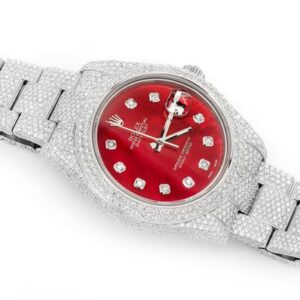 Rolex Datejust Red Dial 41MM For Men