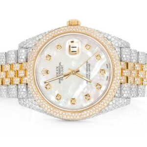 Rolex Men's Two Tone Diamond Watch