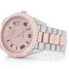 Rolex Rose And Silver Tone Watch