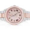 Rolex Rose And Silver Tone Watch for Men