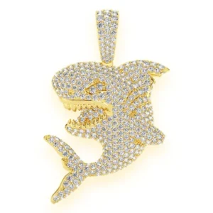 Shark Diamond Pendant Yellow