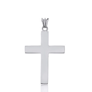 Solid Cross in Sterling Silver