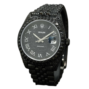 Rolex Full Black Diamond Watch Price